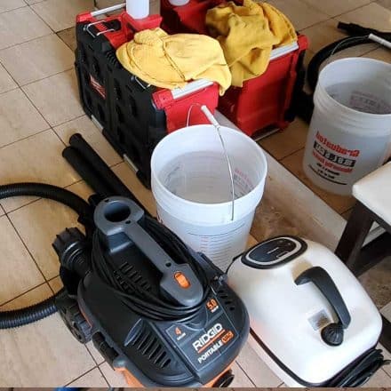 Strata Common Area Lobby Tile and Grout Steam Cleaning Vancouver BC Canada