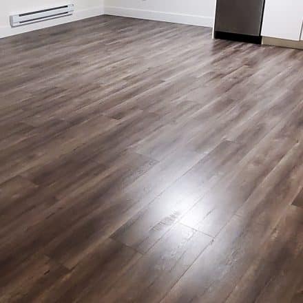 Hard Surface Cleaning Laminate Floor Professional Cleaning in a House Located in Maple Ridge BC Canada