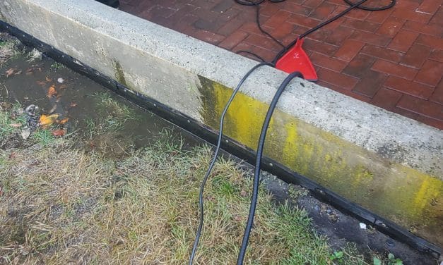 Power Washing of Brick Strata Padio on the Ground Floor Located in Coquitlam BC Canada