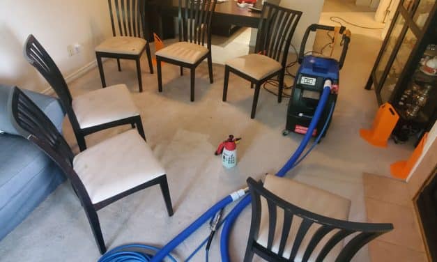 Upholstery Cleaning of Dinning Room Chairs and Carpet Cleaning of Condo Has Not Been Cleaned for Three Years Located in Port Coquitlam BC Canada