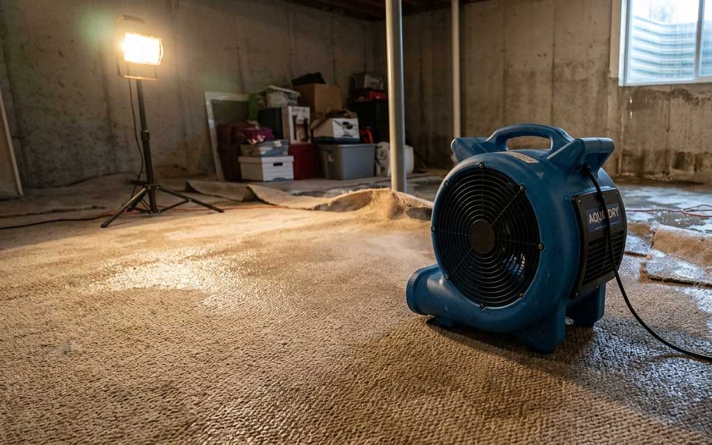 How to Dry Carpet After a Flood: Emergency Water Damage Restoration Guide