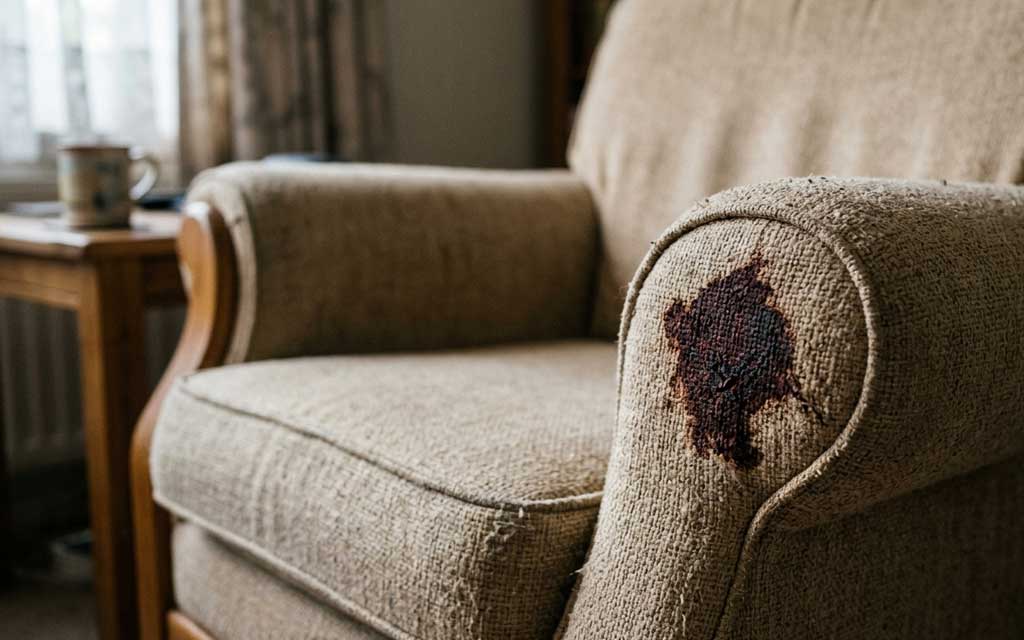 How to Get Blood Out of Upholstery (Fresh and Dried Stains)