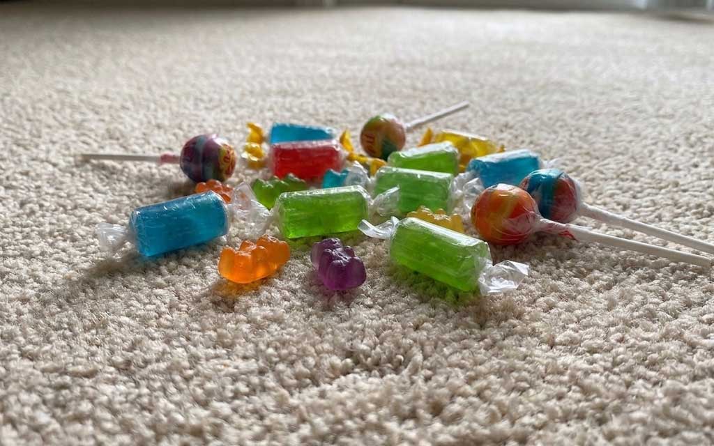 How to Get Sticky Candy Out of Your Carpet (Without Damage!)