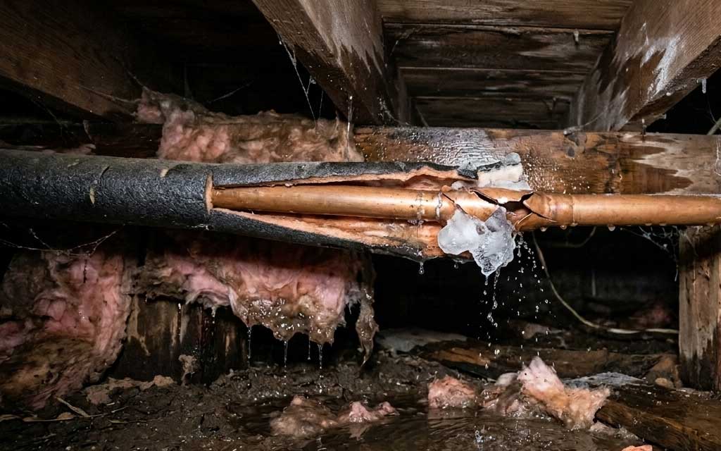 How to Handle Water Damage from Frozen Pipes